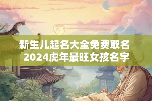 新生儿起名大全免费取名 2024虎年最旺女孩名字
