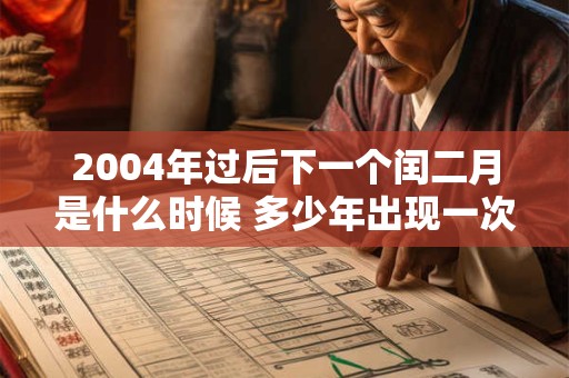 2004年过后下一个闰二月是什么时候 多少年出现一次