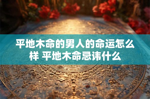 平地木命的男人的命运怎么样 平地木命忌讳什么