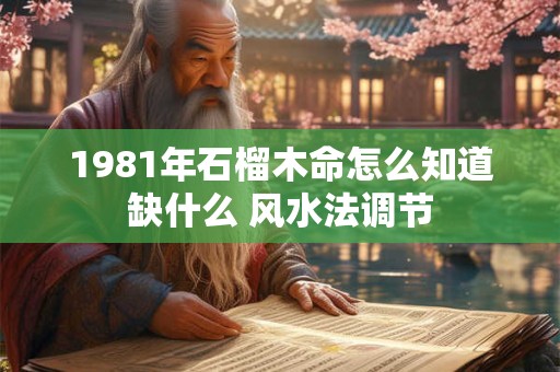 1981年石榴木命怎么知道缺什么 风水法调节