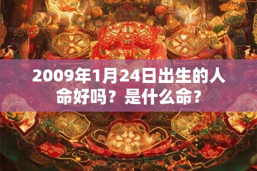 2009年1月24日出生的人命好吗？是什么命？