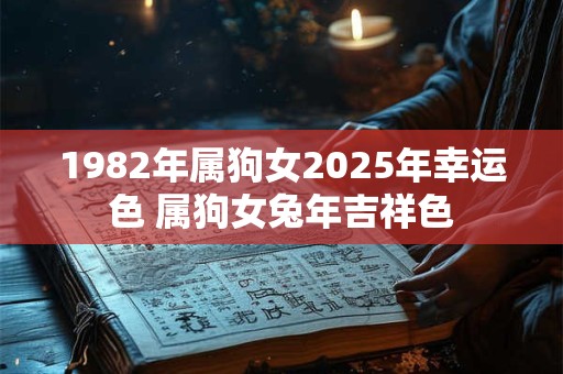 1982年属狗女2025年幸运色 属狗女兔年吉祥色