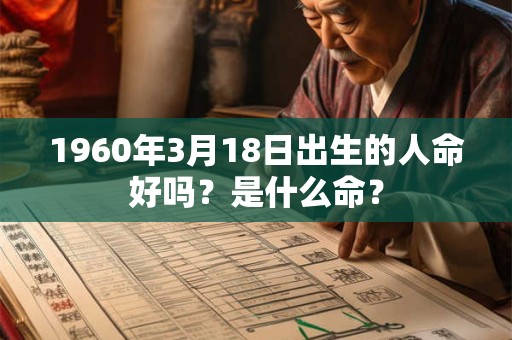 1960年3月18日出生的人命好吗？是什么命？