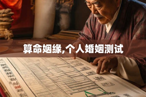 算命姻缘,个人婚姻测试