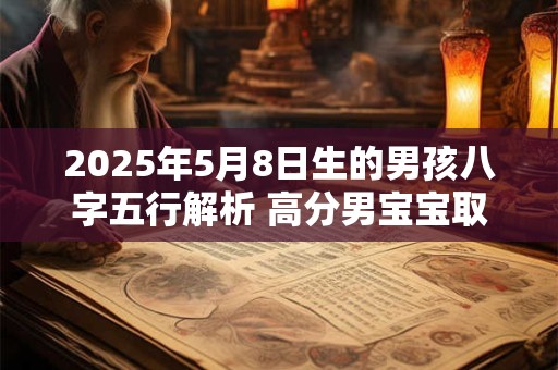 2025年5月8日生的男孩八字五行解析 高分男宝宝取名字