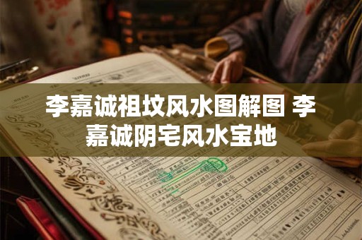 李嘉诚祖坟风水图解图 李嘉诚阴宅风水宝地