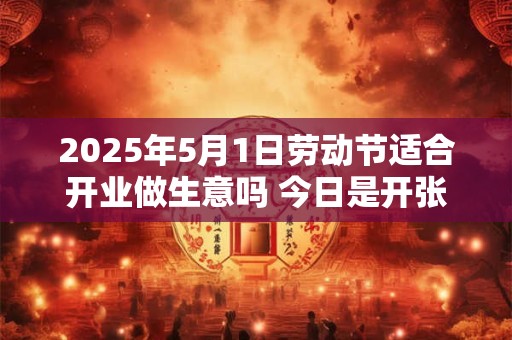 2025年5月1日劳动节适合开业做生意吗 今日是开张好日子吗
