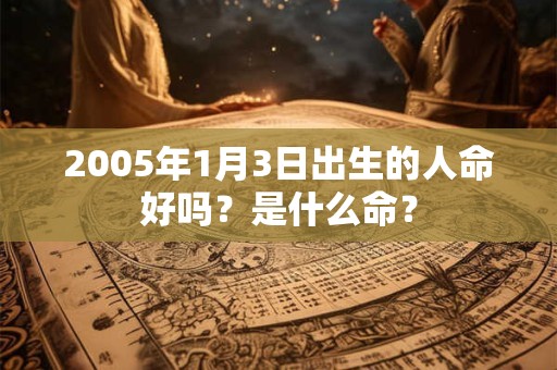 2005年1月3日出生的人命好吗？是什么命？