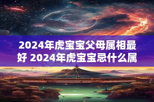 2024年虎宝宝父母属相最好 2024年虎宝宝忌什么属相父母兄妹