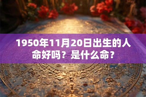 1950年11月20日出生的人命好吗？是什么命？