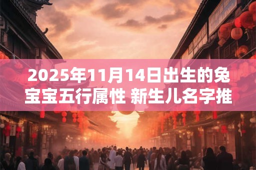 2025年11月14日出生的兔宝宝五行属性 新生儿名字推荐