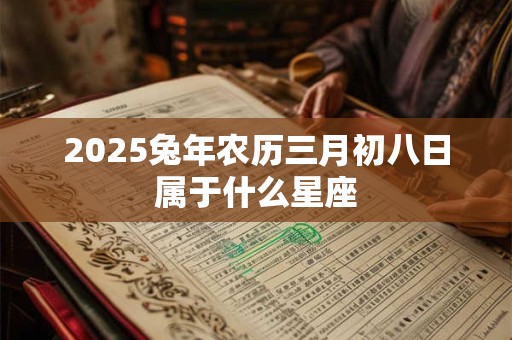 2025兔年农历三月初八日属于什么星座