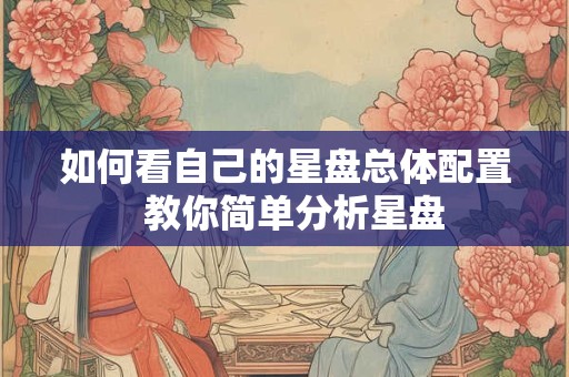 如何看自己的星盘总体配置  教你简单分析星盘