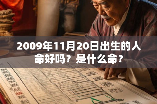 2009年11月20日出生的人命好吗？是什么命？