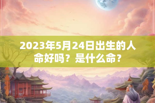 2023年5月24日出生的人命好吗？是什么命？
