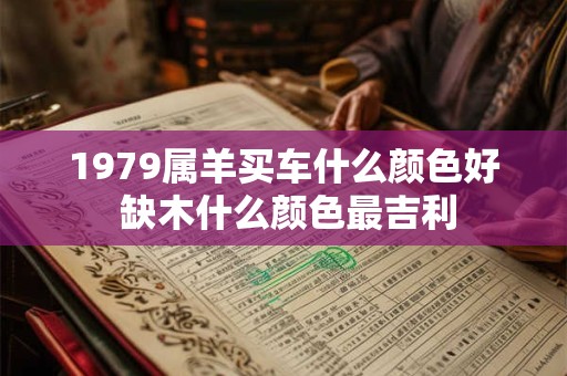1979属羊买车什么颜色好 缺木什么颜色最吉利
