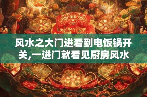 风水之大门进看到电饭锅开关,一进门就看见厨房风水好吗
