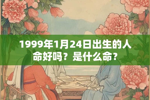 1999年1月24日出生的人命好吗？是什么命？