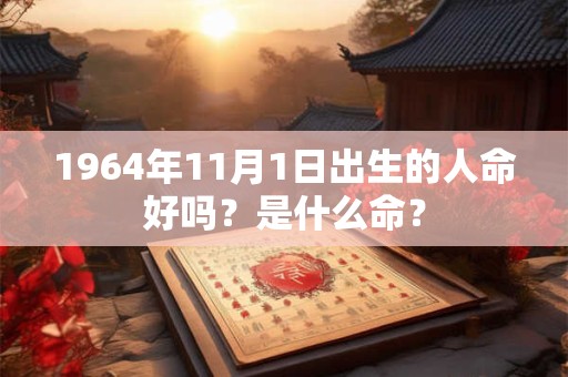 1964年11月1日出生的人命好吗？是什么命？