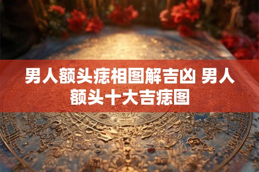 男人额头痣相图解吉凶 男人额头十大吉痣图