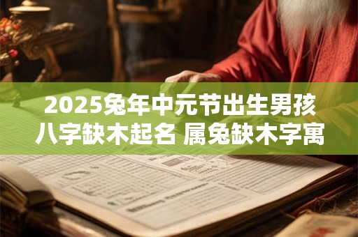 2025兔年中元节出生男孩八字缺木起名 属兔缺木字寓意好的字
