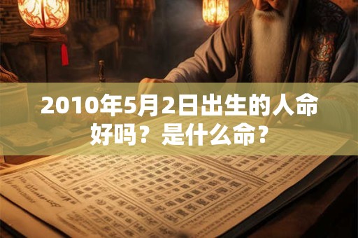 2010年5月2日出生的人命好吗？是什么命？