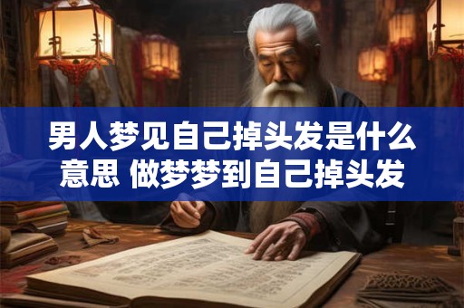 男人梦见自己掉头发是什么意思 做梦梦到自己掉头发好不好