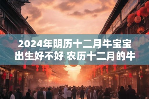 2024年阴历十二月牛宝宝出生好不好 农历十二月的牛宝宝好吗