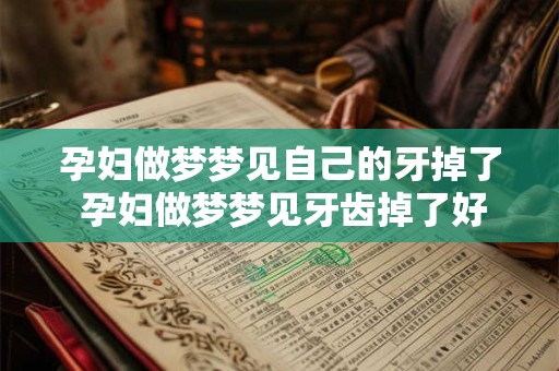 孕妇做梦梦见自己的牙掉了 孕妇做梦梦见牙齿掉了好多颗