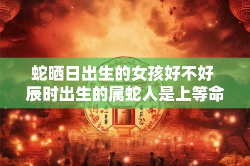 蛇晒日出生的女孩好不好 辰时出生的属蛇人是上等命 蛇晒日出生的女孩好不好 辰时出生的属蛇人是上等命