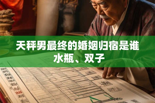 天秤男最终的婚姻归宿是谁 水瓶、双子