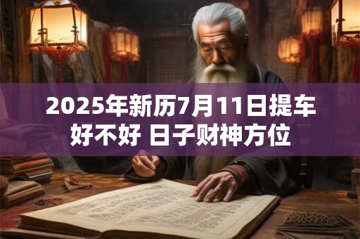 2025年新历7月11日提车好不好 日子财神方位