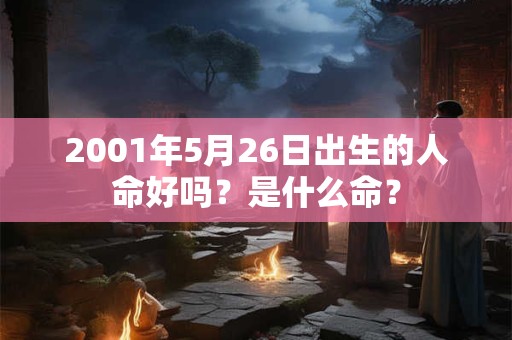 2001年5月26日出生的人命好吗？是什么命？
