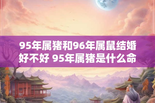 95年属猪和96年属鼠结婚好不好 95年属猪是什么命