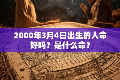 2000年3月4日出生的人命好吗？是什么命？