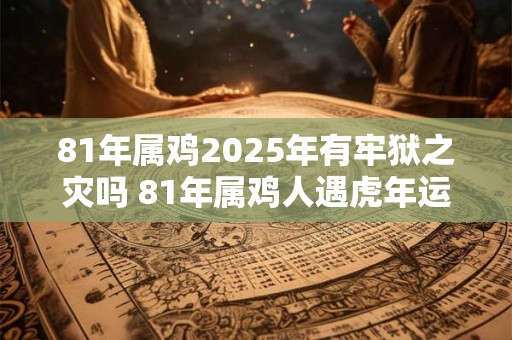 81年属鸡2025年有牢狱之灾吗 81年属鸡人遇虎年运势