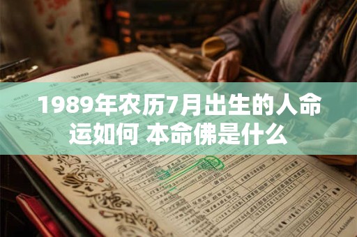 1989年农历7月出生的人命运如何 本命佛是什么 1989年农历7月出生的人命运如何 本命佛是什么