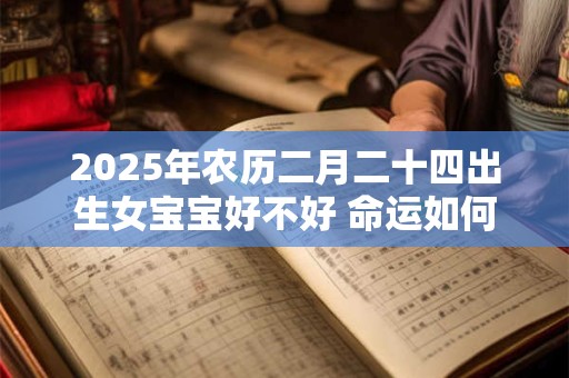 2025年农历二月二十四出生女宝宝好不好 命运如何