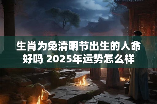 生肖为兔清明节出生的人命好吗 2025年运势怎么样