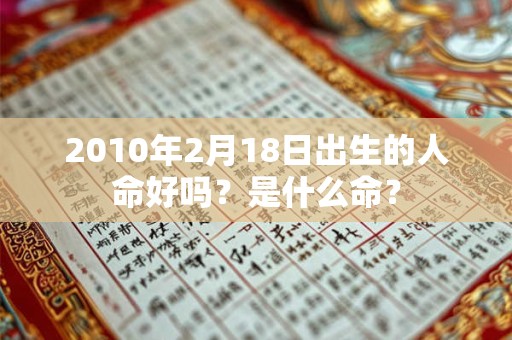 2010年2月18日出生的人命好吗？是什么命？