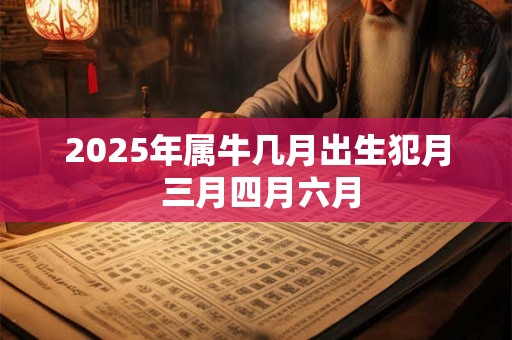 2025年属牛几月出生犯月 三月四月六月 2025年属牛几月出生犯月 三月四月六月