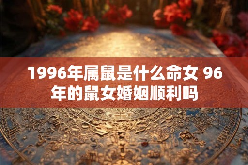 1996年属鼠是什么命女 96年的鼠女婚姻顺利吗