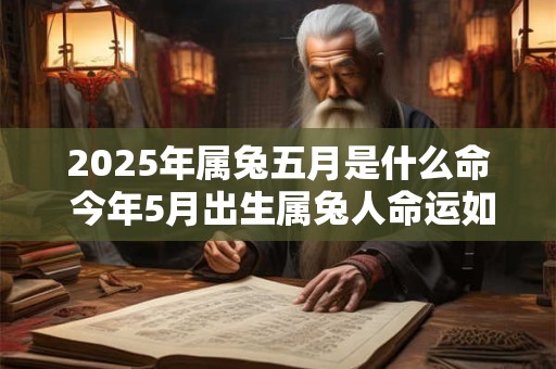 2025年属兔五月是什么命 今年5月出生属兔人命运如何