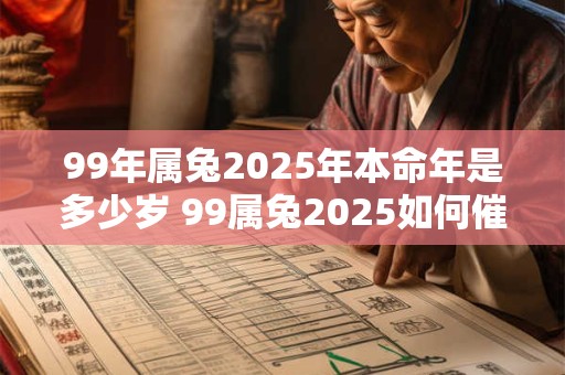 99年属兔2025年本命年是多少岁 99属兔2025如何催旺运势