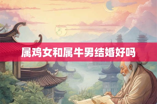 属鸡女和属牛男结婚好吗