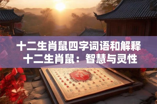 十二生肖鼠四字词语和解释 十二生肖鼠：智慧与灵性的象征