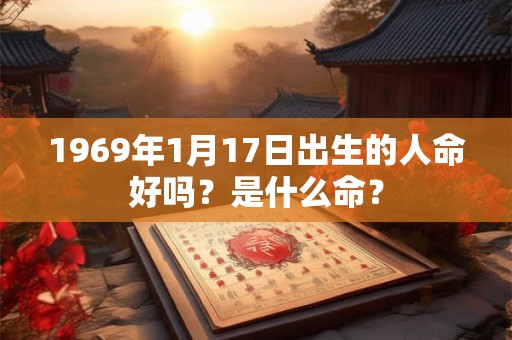 1969年1月17日出生的人命好吗？是什么命？