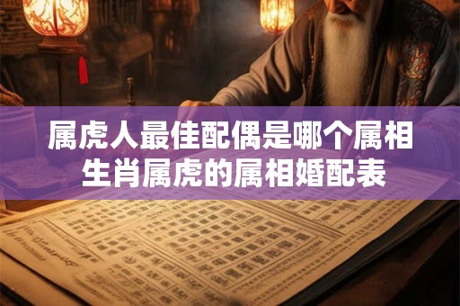 属虎人最佳配偶是哪个属相 生肖属虎的属相婚配表