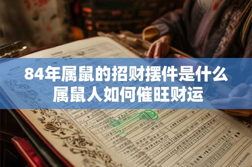 84年属鼠的招财摆件是什么 属鼠人如何催旺财运 84年属鼠的招财摆件是什么 属鼠人如何催旺财运