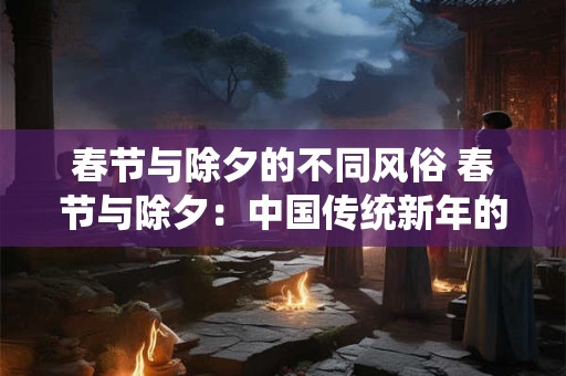 春节与除夕的不同风俗 春节与除夕：中国传统新年的不同风俗